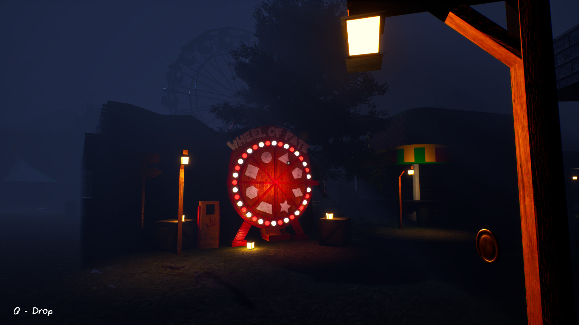 在狹窄通道中潛行躲避