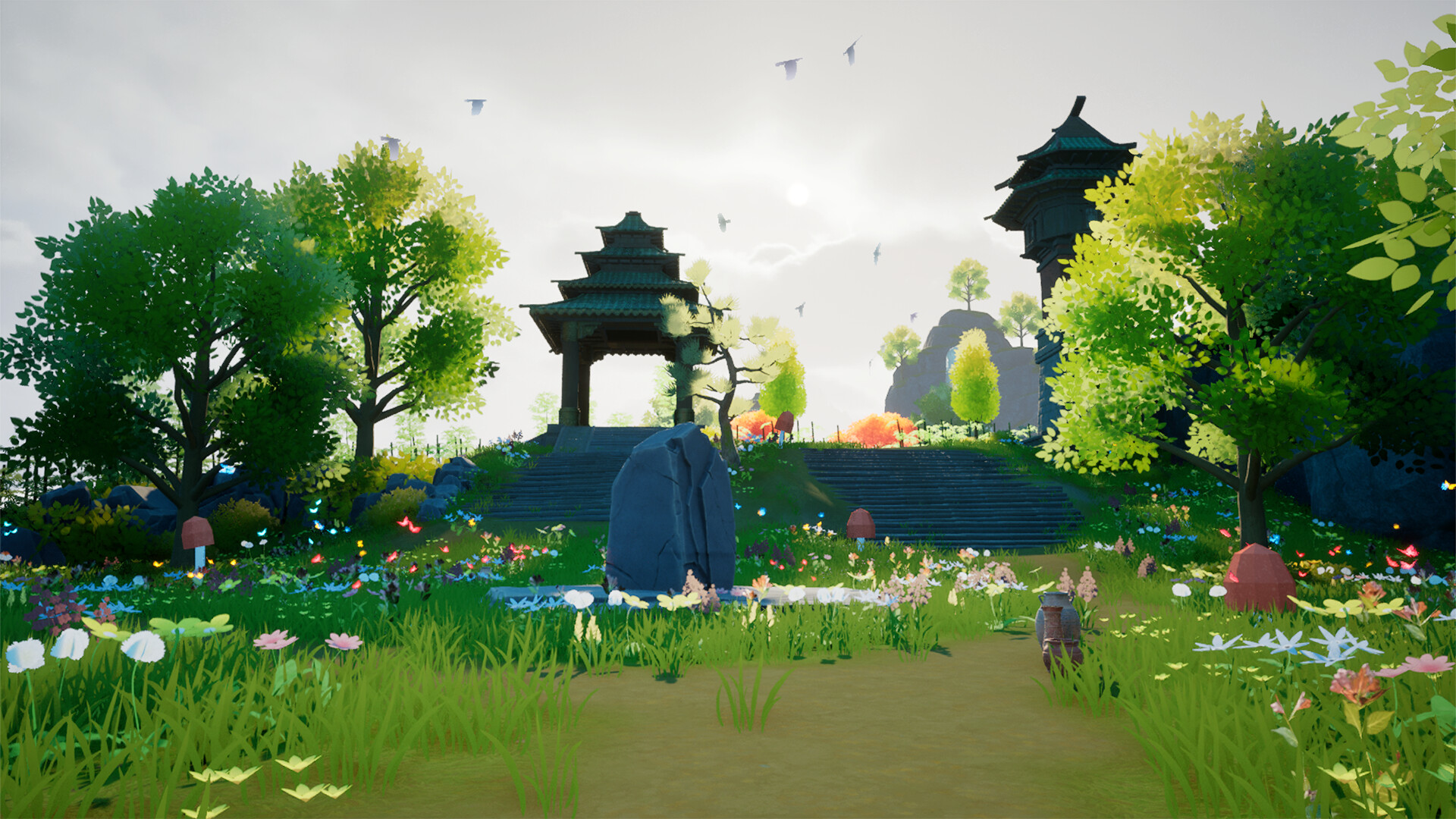 遊戲中的激烈戰鬥場景