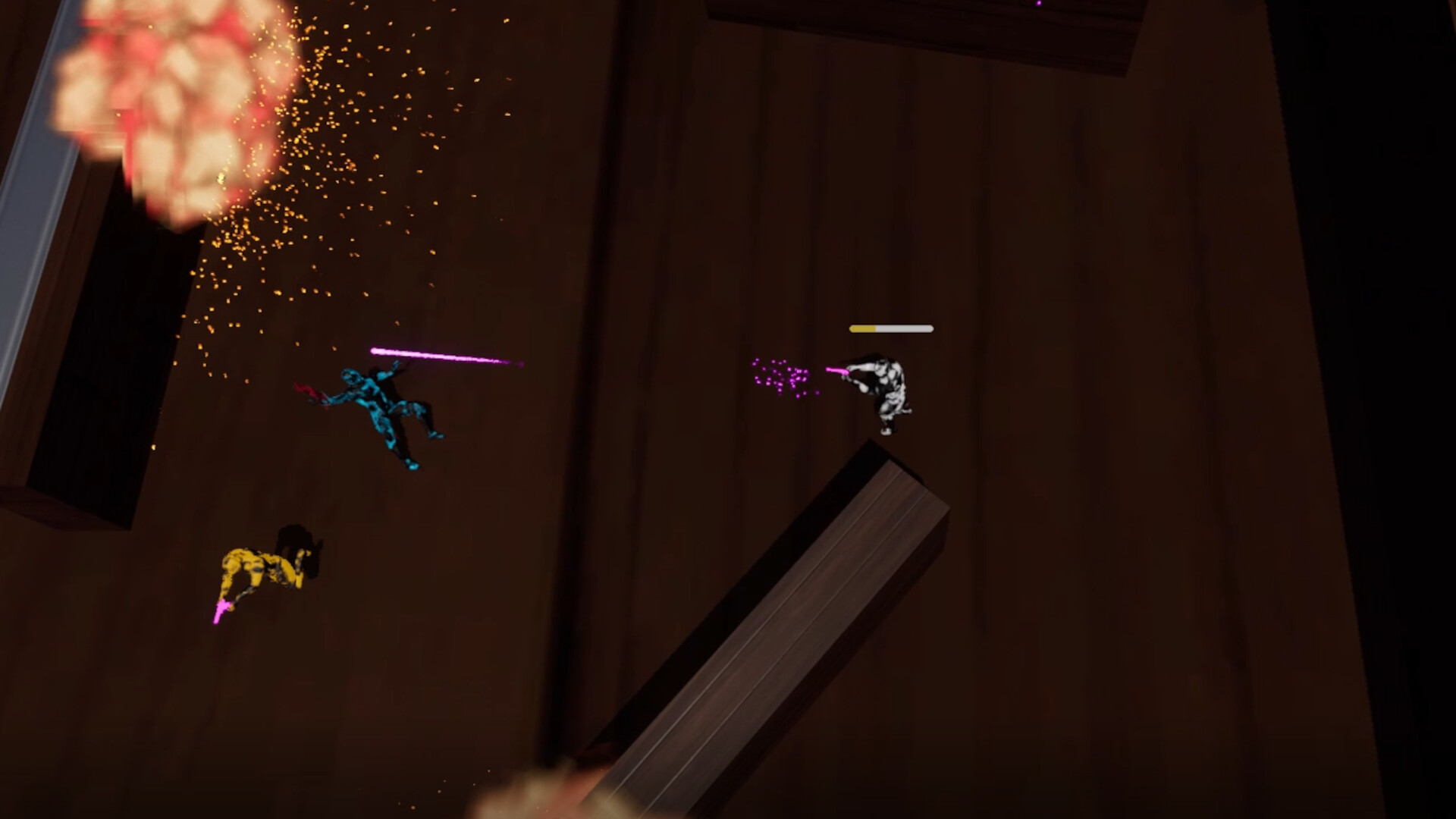 遊戲地圖的俯視圖，展示了對稱的佈局和各種障礙物。