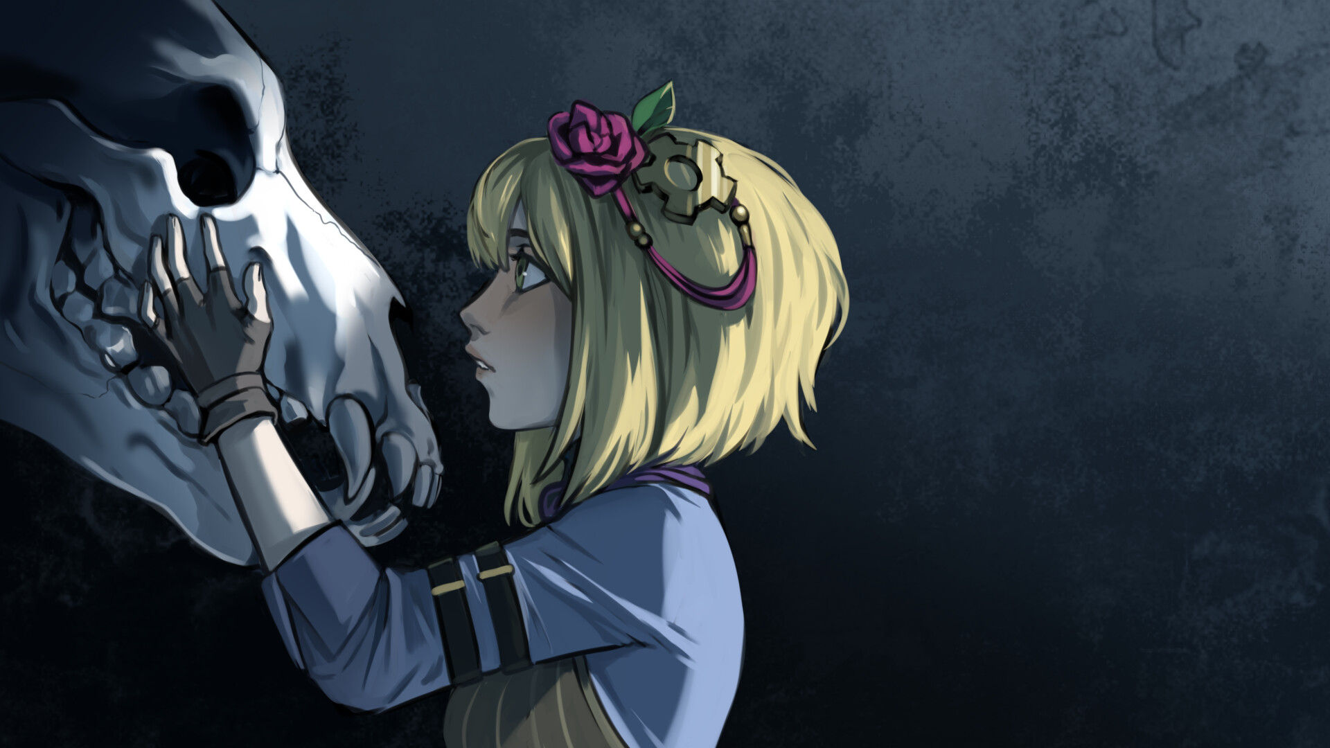 遊戲中的一個關鍵場景，暗示了故事的黑暗與暴力元素。