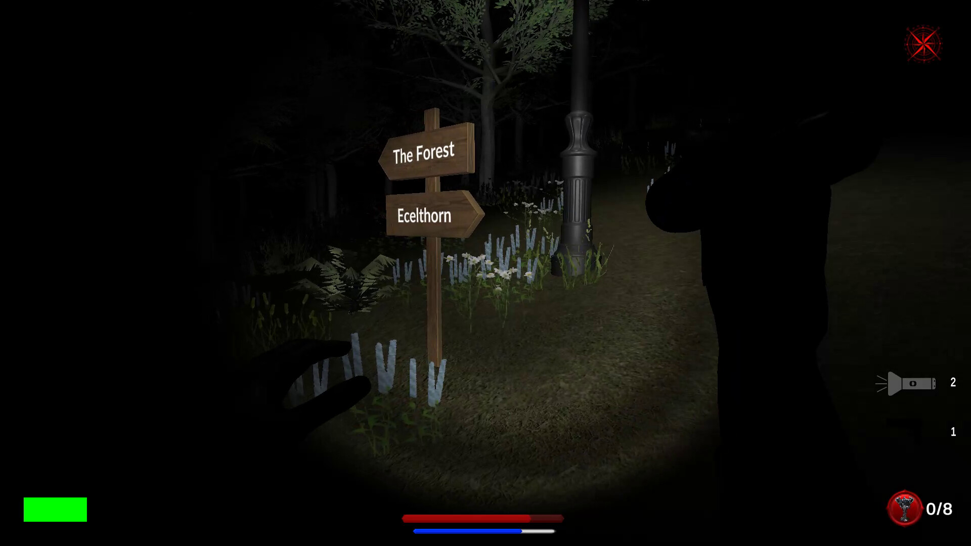 遊戲中的黑暗詭譎場景