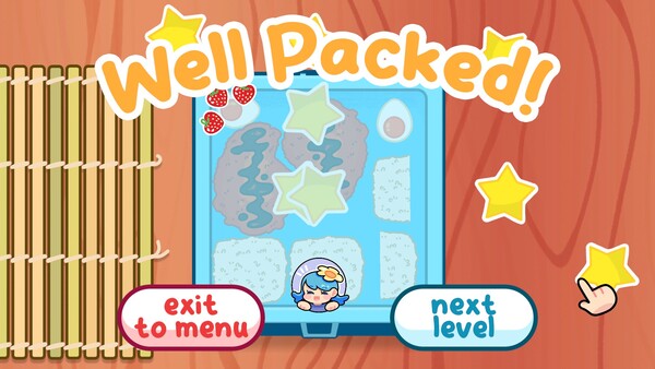 遊戲的另一個關卡，展示了更複雜的食物組合。