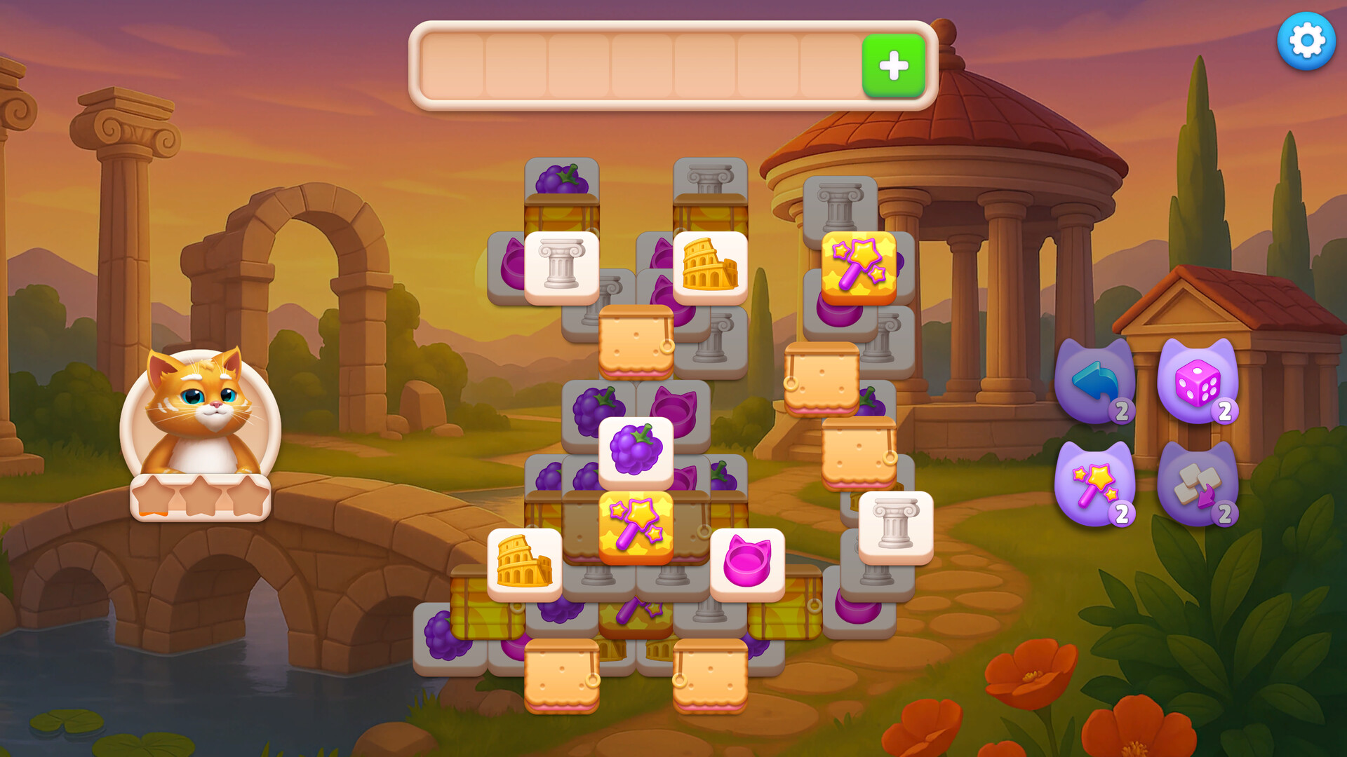 遊戲中一個夜晚場景的關卡,別有一番風味