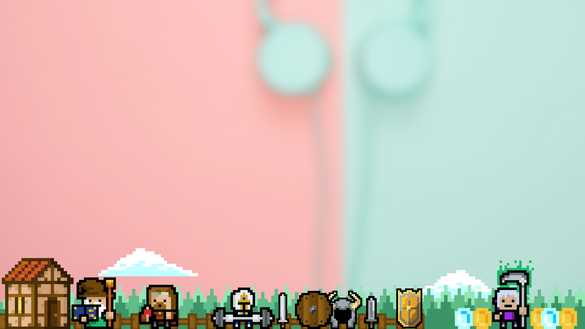 多名英雄在雪地場景中集結，展現了遊戲豐富的角色