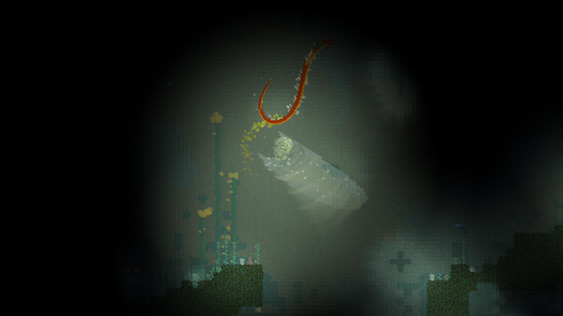 一個充滿魔法氛圍的場景，角色周圍環繞著發光的符文和粒子效果。