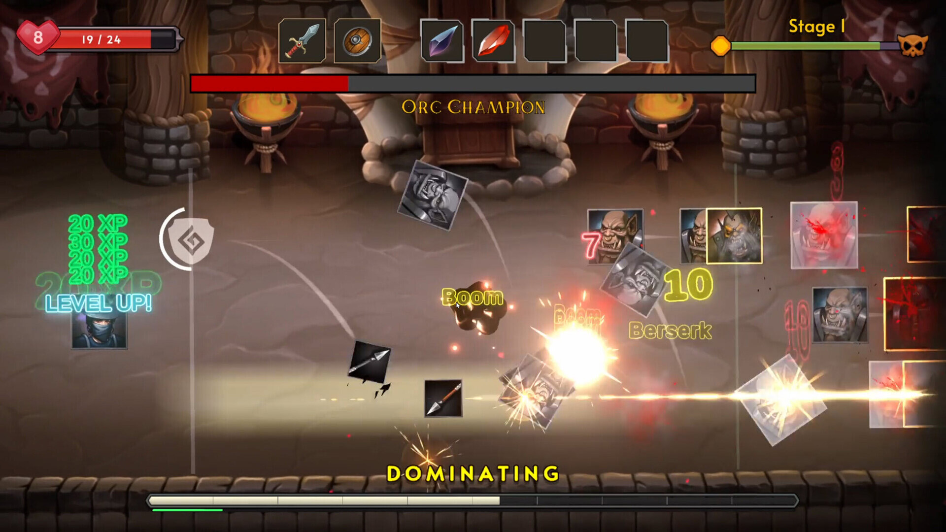 在Iconic中對抗洶湧的怪物圖標