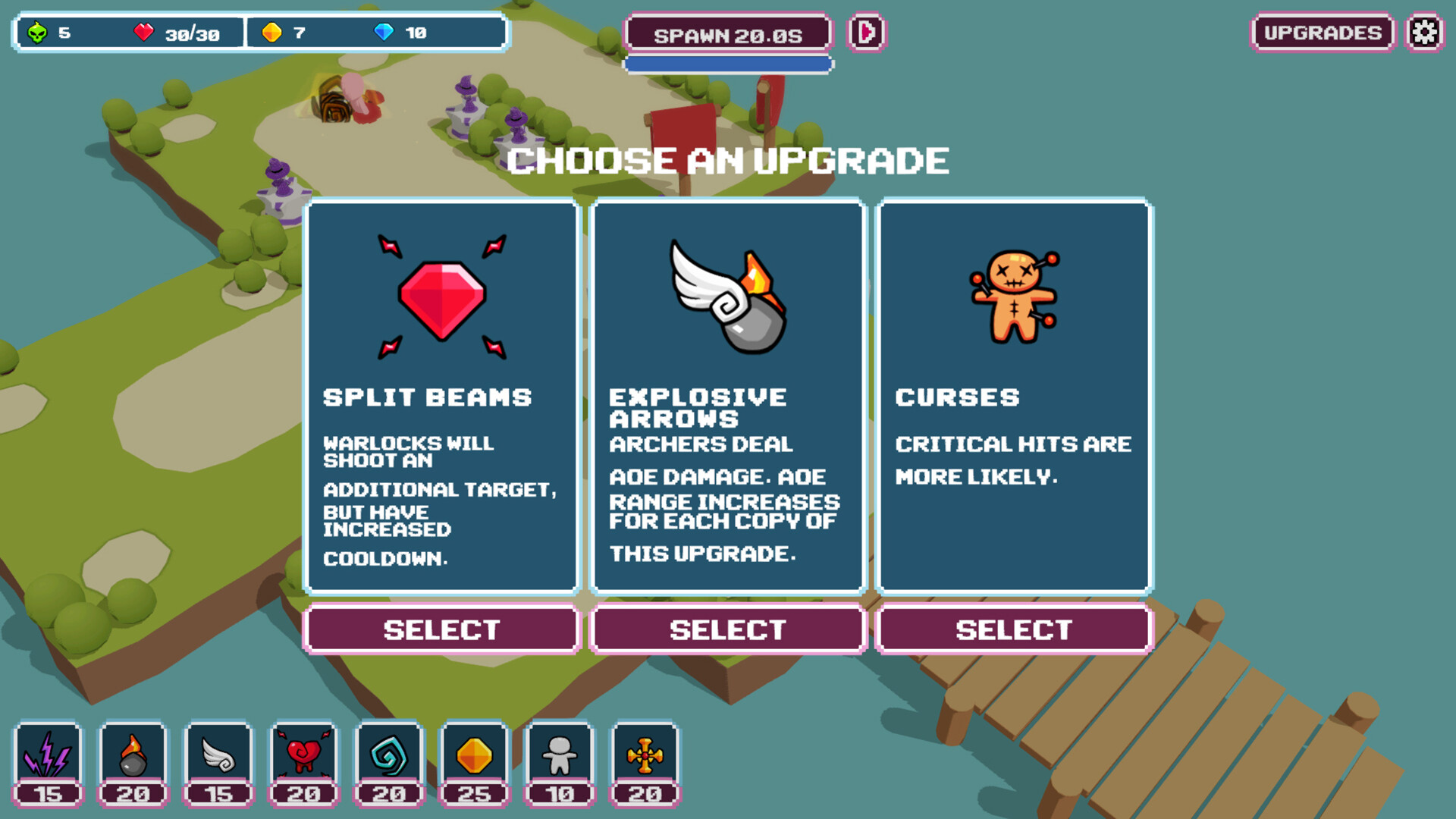 俯瞰整個戰場，規劃最佳防禦路線。