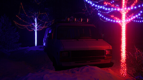 遊戲中充滿80年代風格的玩具店場景，呈現出濃厚的復古感。