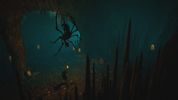 玩家騎著坐騎在黃昏下的壯麗景色中。