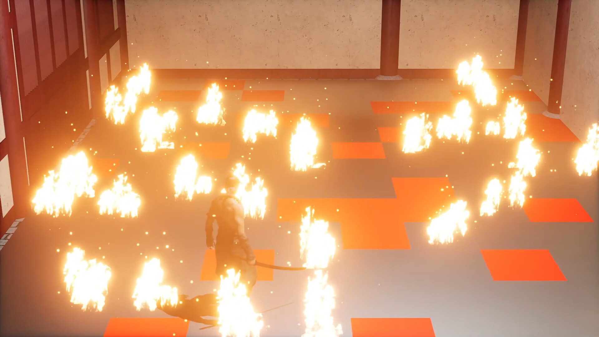 玩家在山崖邊緣眺望遠方，展現遊戲壯麗的場景