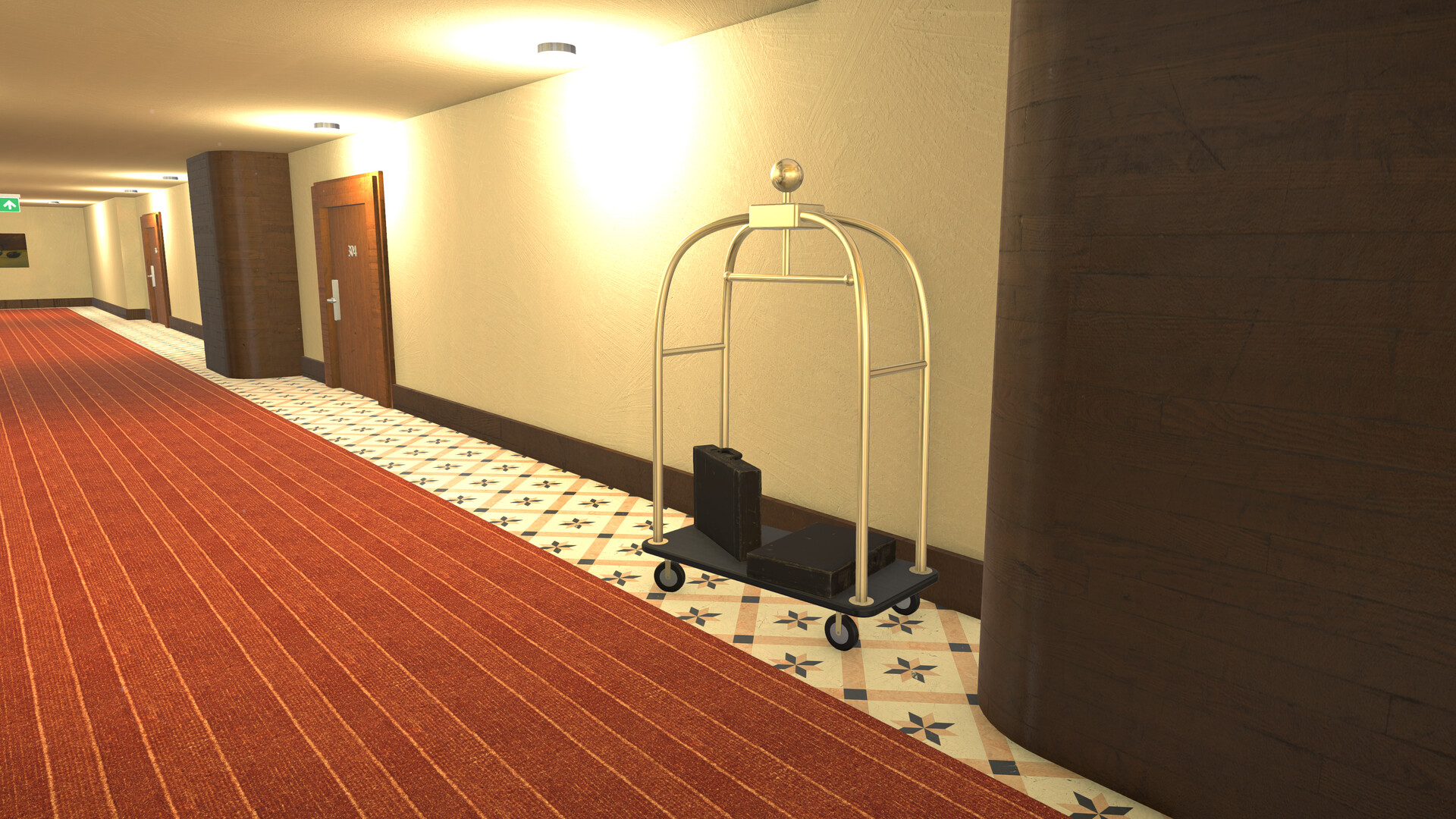 遊戲中出現的詭異場景