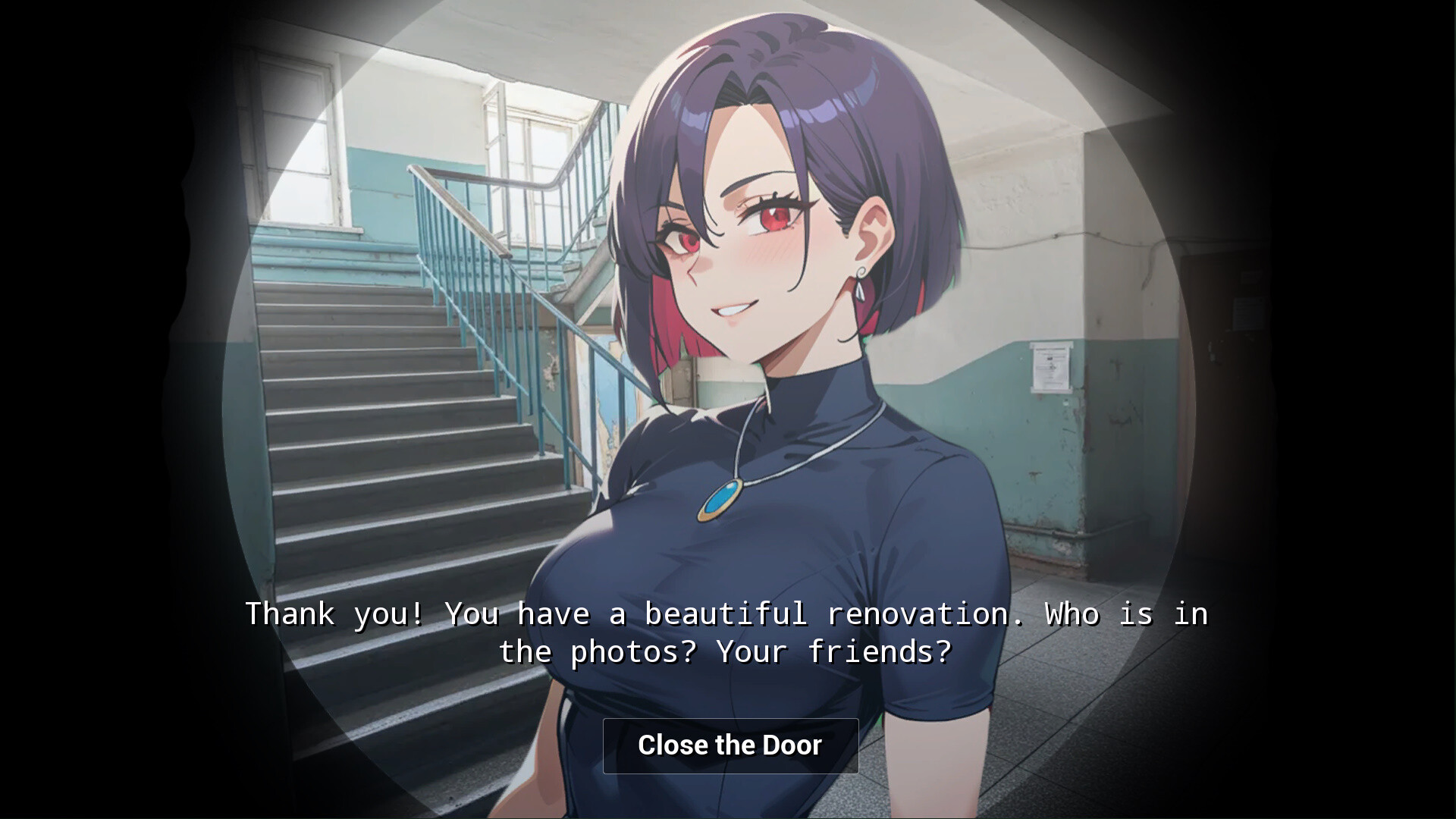 遊戲中的戶外場景，展示了蕭條的小鎮風光。