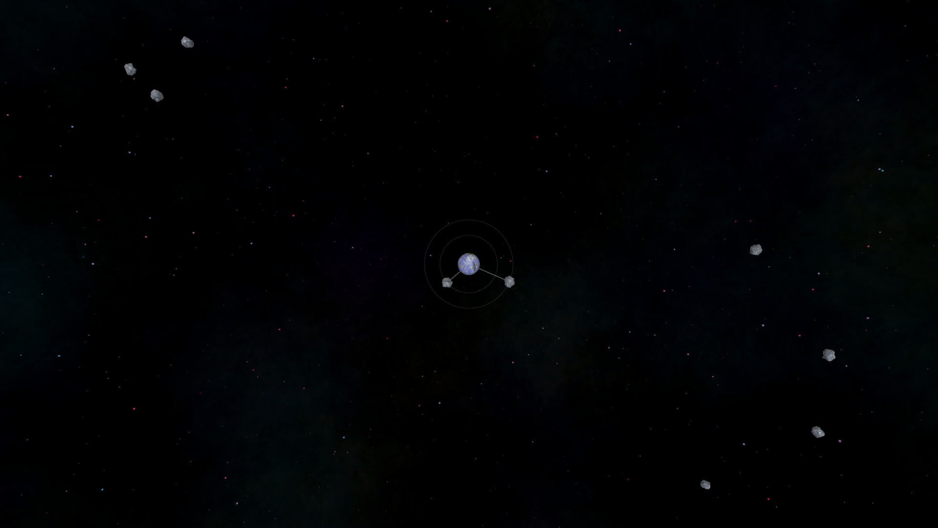 遊戲中的宇宙充滿了各種形態的星雲和天體。