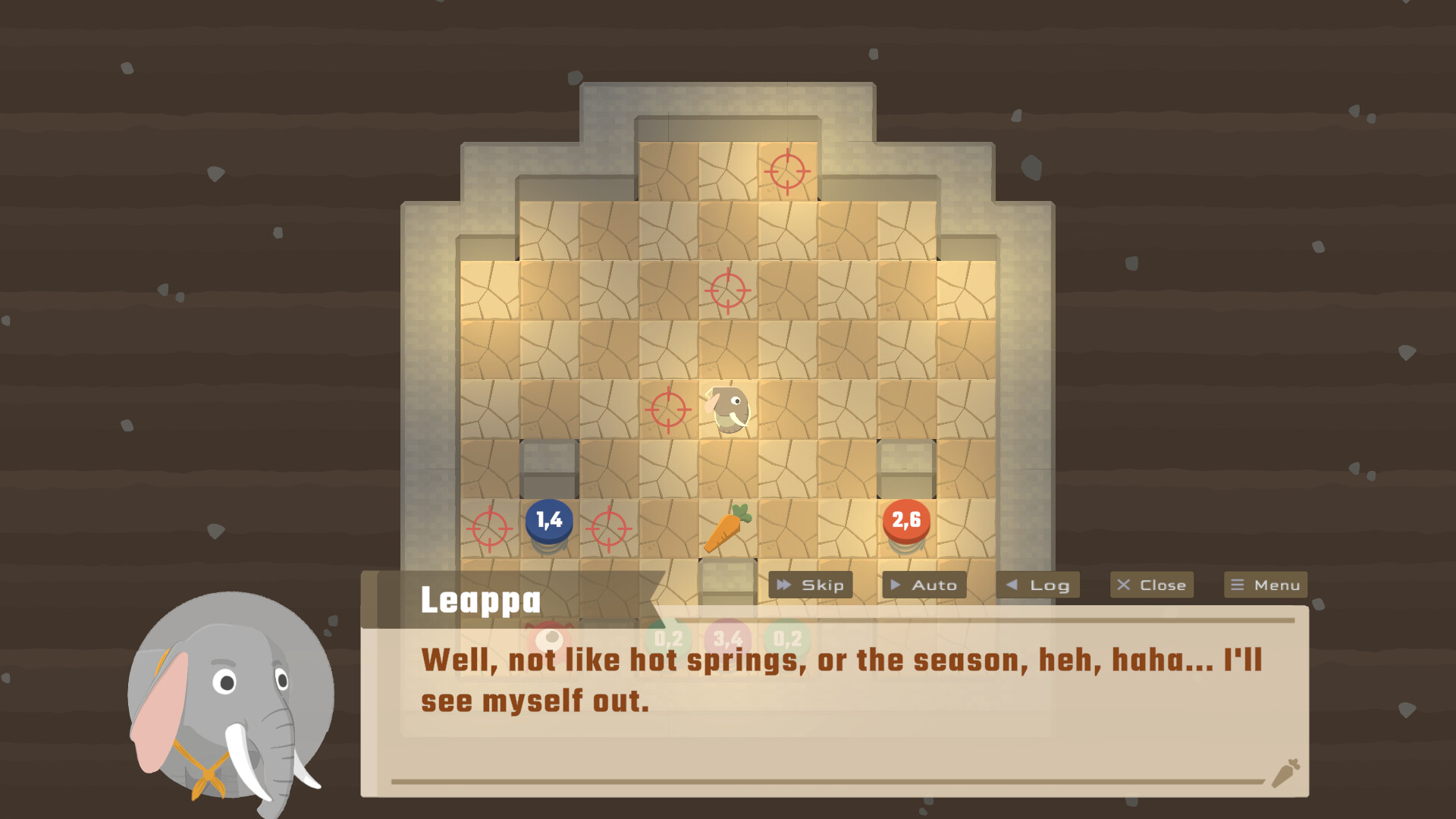 遊戲的主角在一片胡蘿蔔田前