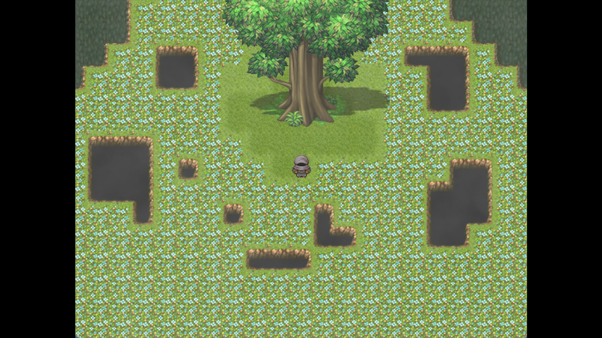 玩家在廣闊的地圖中探索，前方充滿未知。