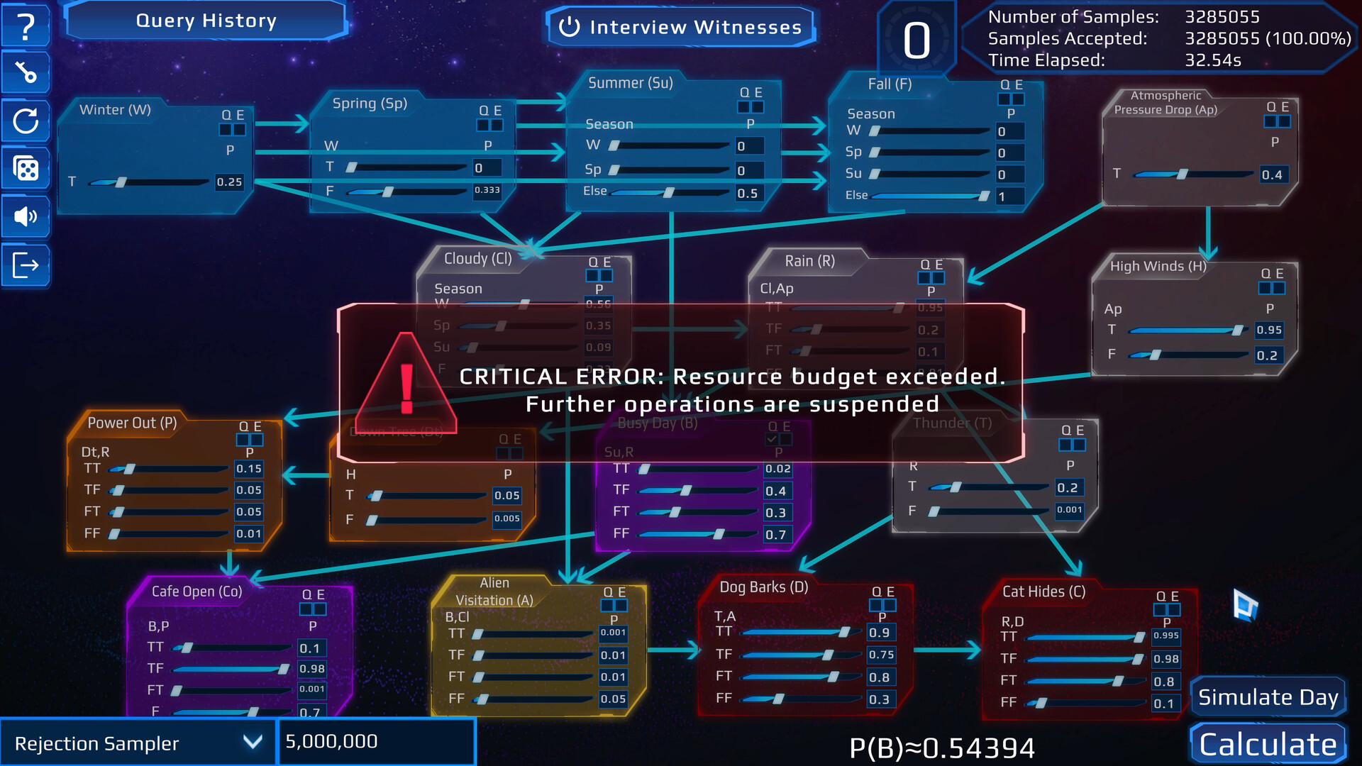遊戲場景之一,充滿風格化的藝術設計。
