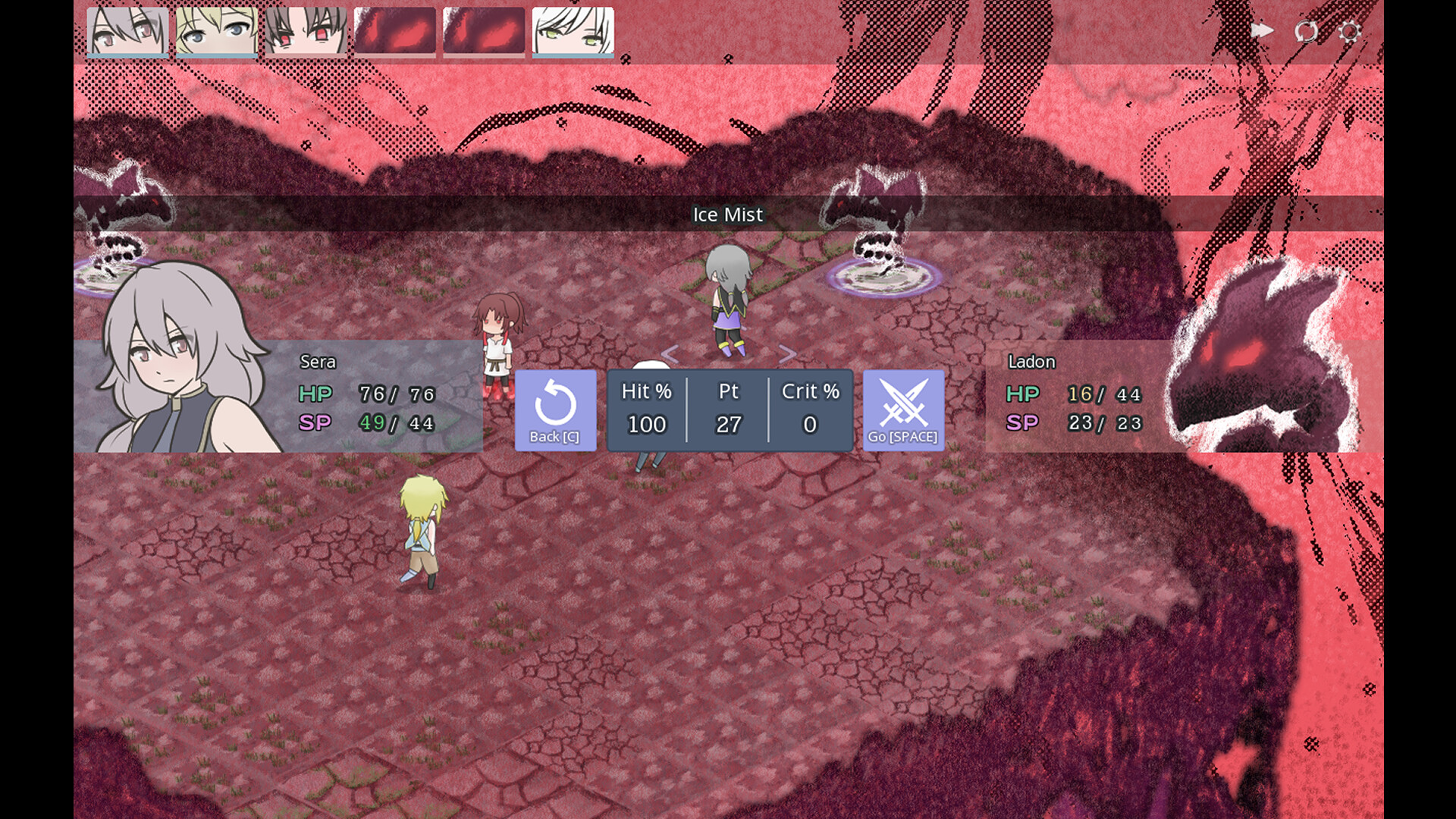 遊戲中的一名角色特寫，背景充滿幻想色彩