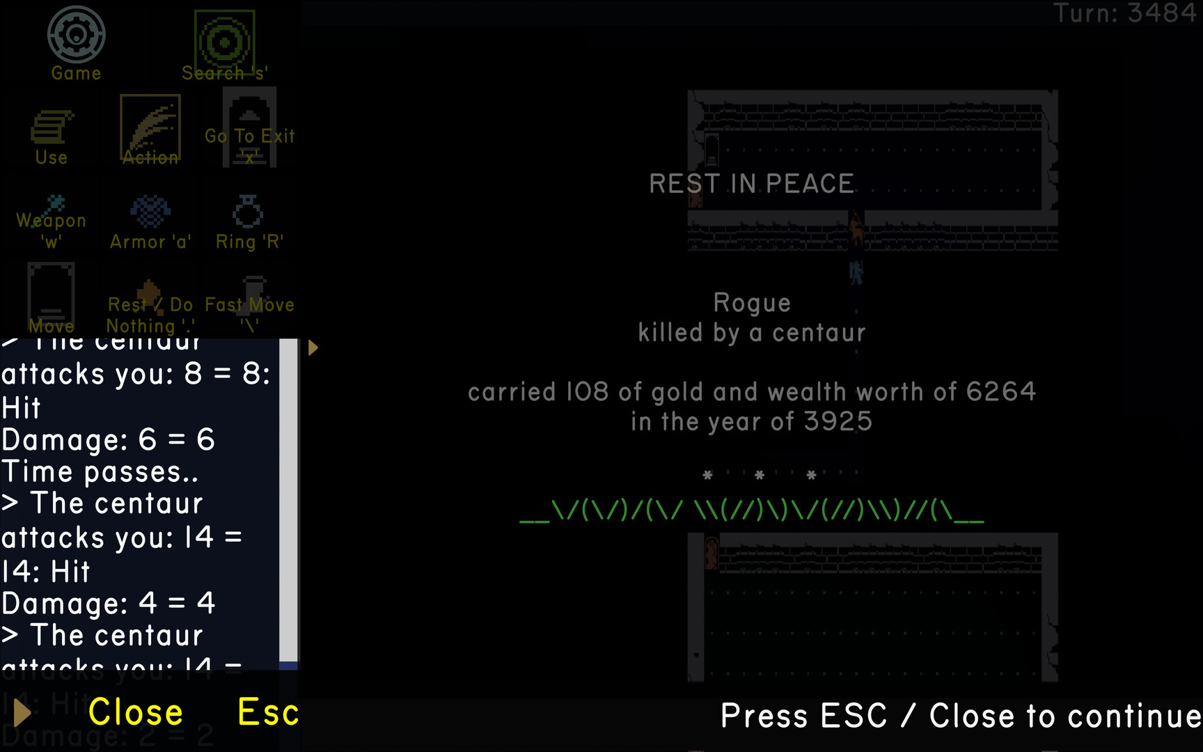 遊戲的物品欄介面，展示了角色裝備的各種武器、防具和道具。