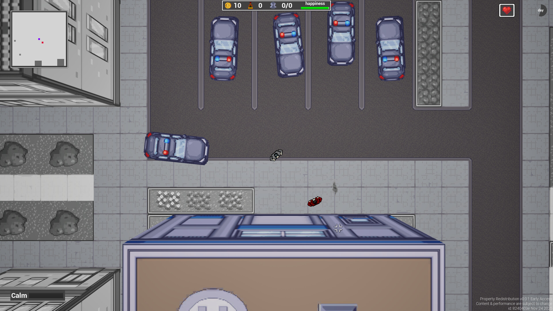 遊戲中的戰術地圖或管理介面