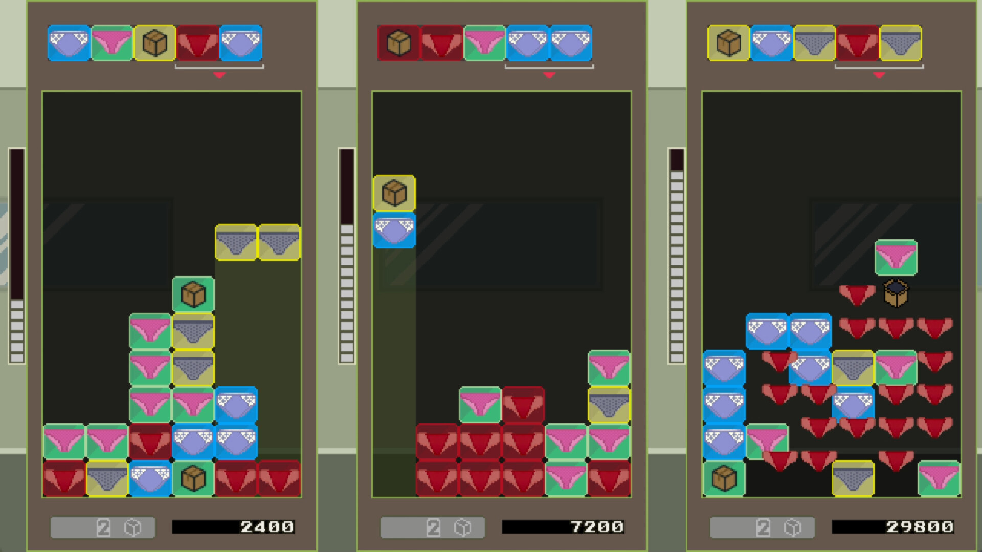 遊戲的介面設計清晰明了，採用了復古的像素風格。