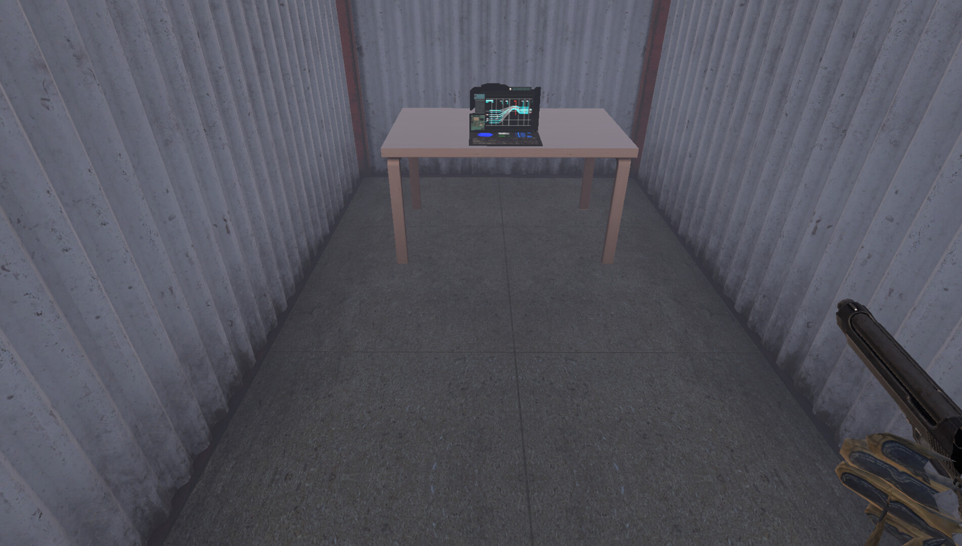 《黑色信號》的遊戲主視覺圖,一名特工隱藏在黑暗中。