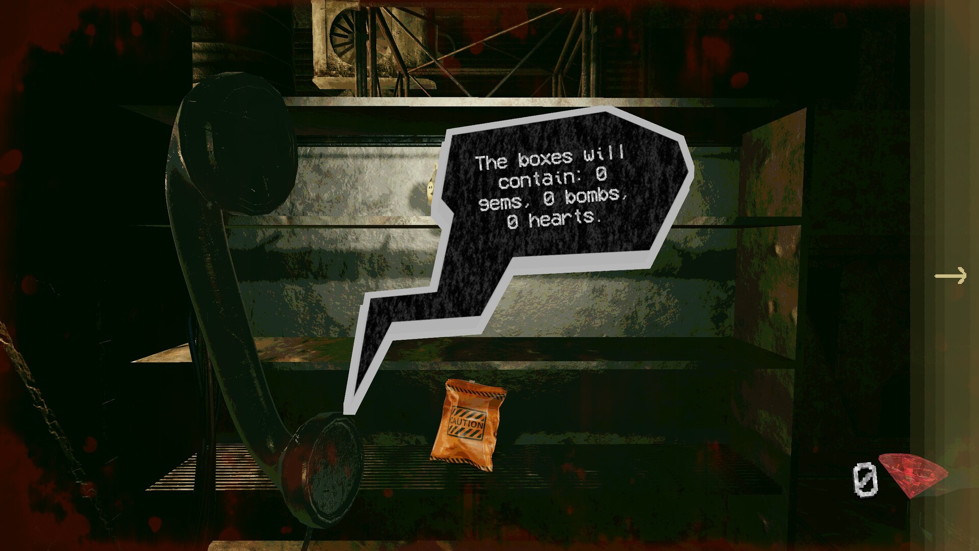 一個更加複雜的場景，盒子散佈在房間各處，增加了探索感