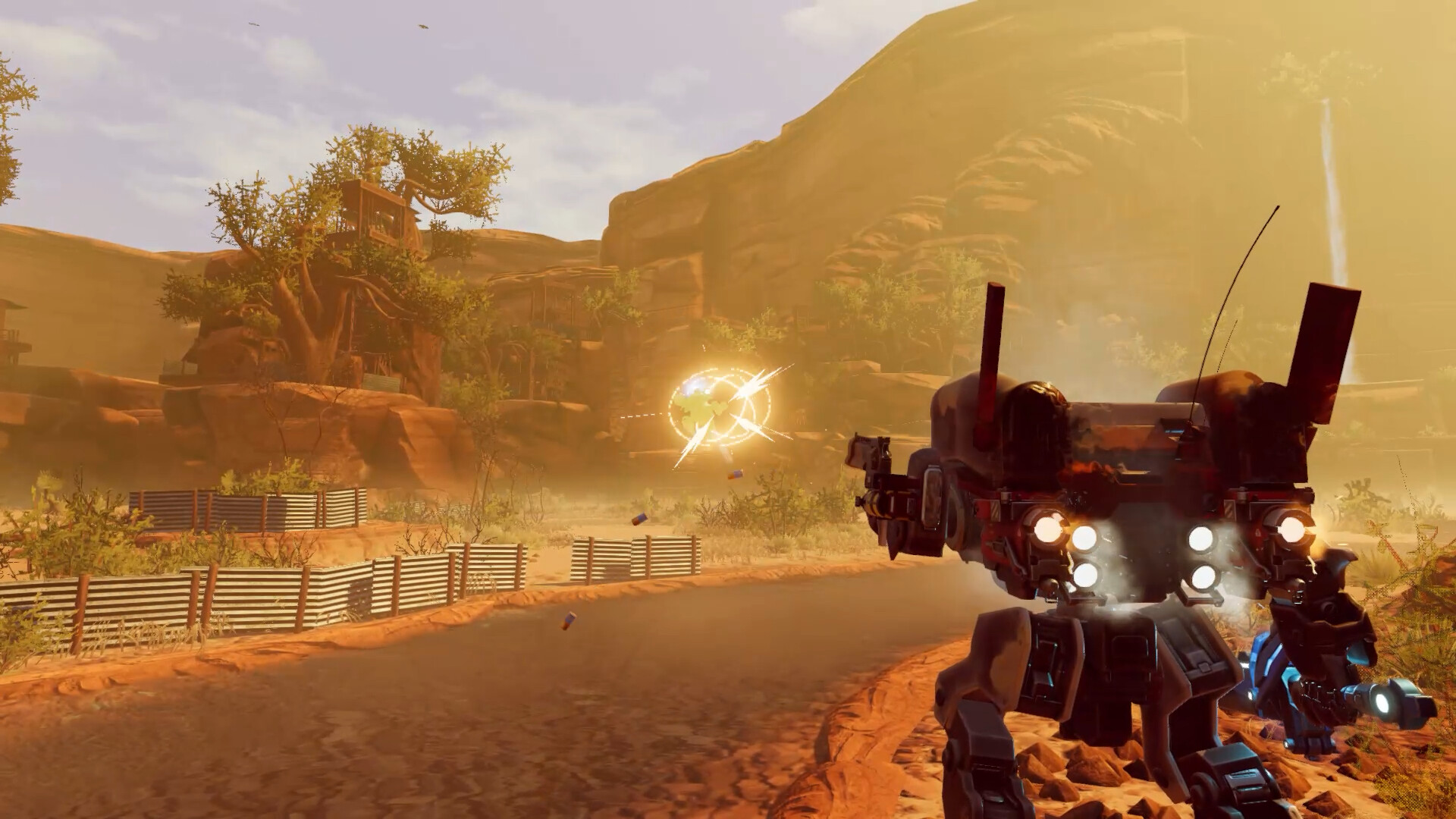 遊戲中的西部風格場景