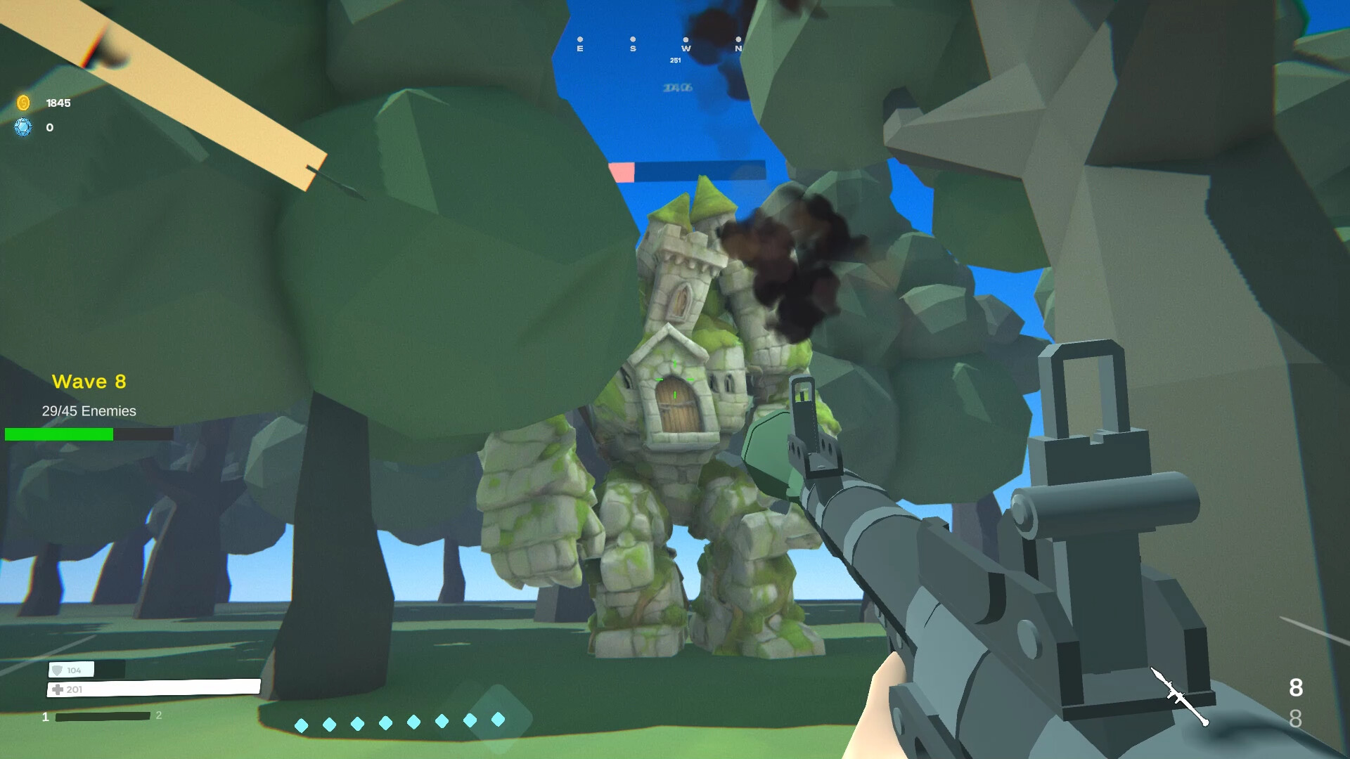 遊戲中的商店與升級介面,充滿奇幻色彩。