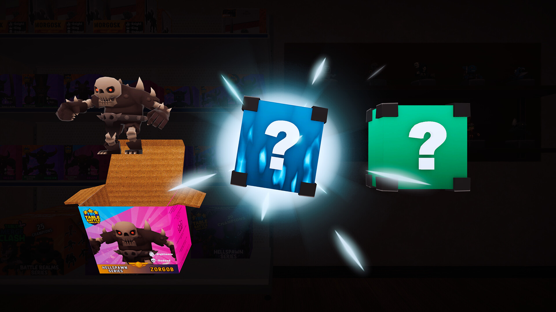 開啟驚喜盒，擴充自己的公仔收藏。