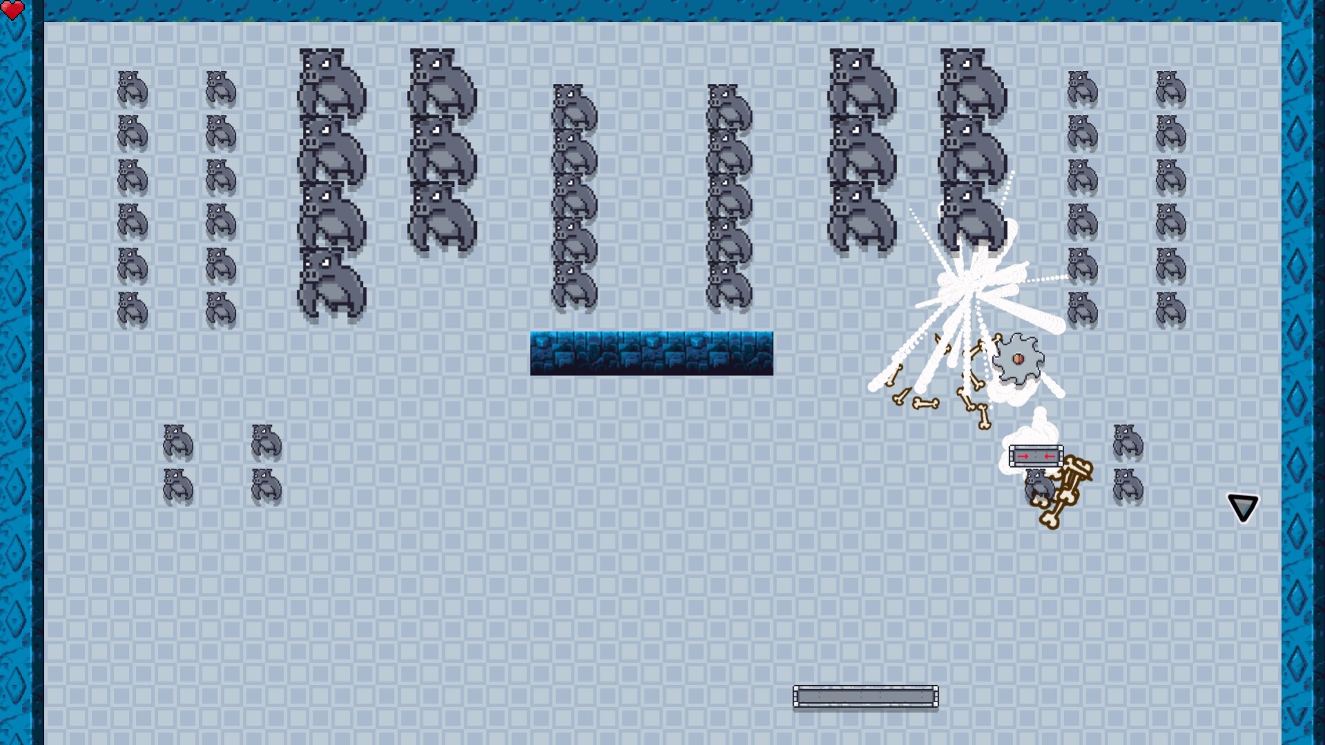 遊戲中的電鋸在霓虹燈光下顯得格外致命。