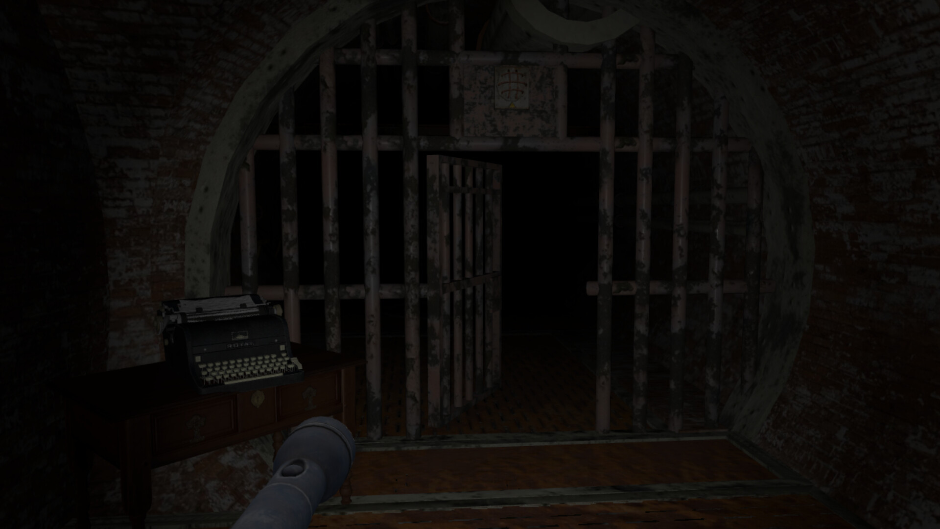 昏暗的地下通道