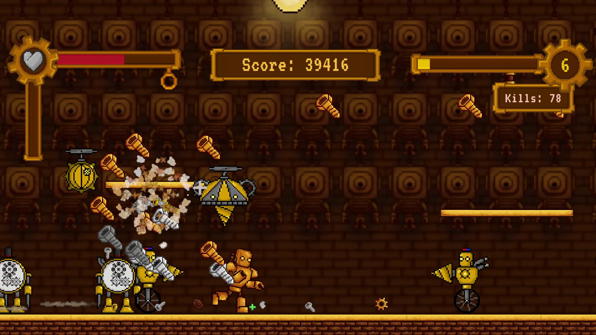 遊戲中的奔跑與跳躍動作畫面。