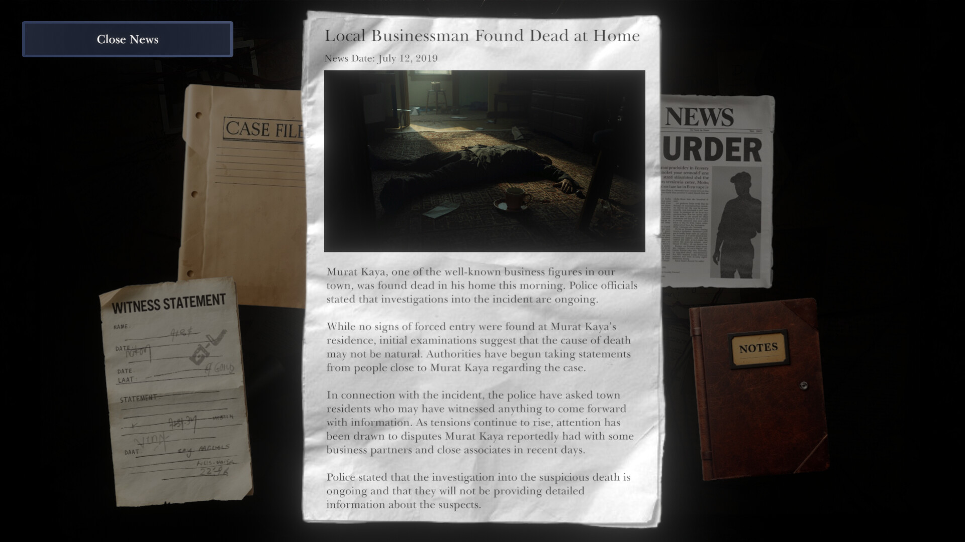 遊戲中的對話與選擇介面