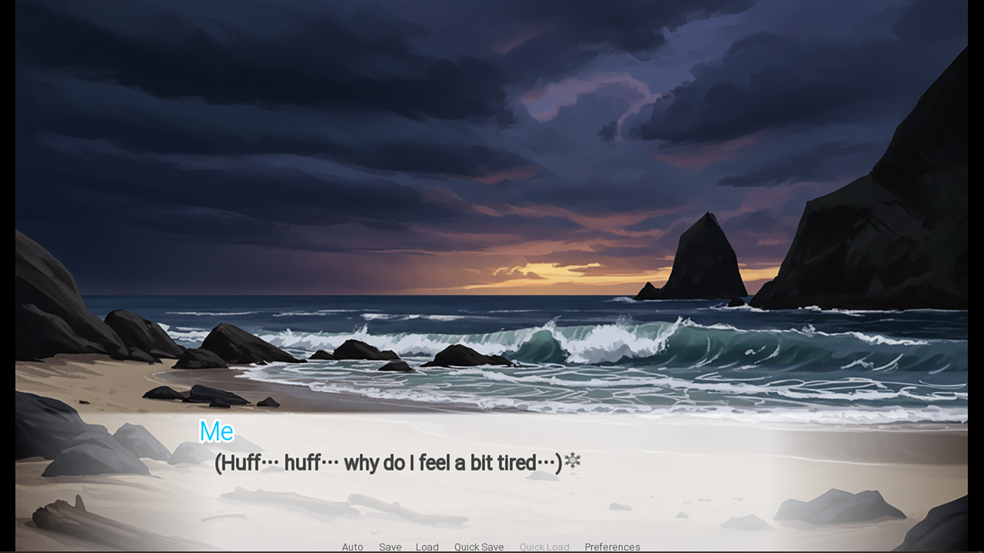 遊戲中的一個場景,展示了獨特的視覺風格。