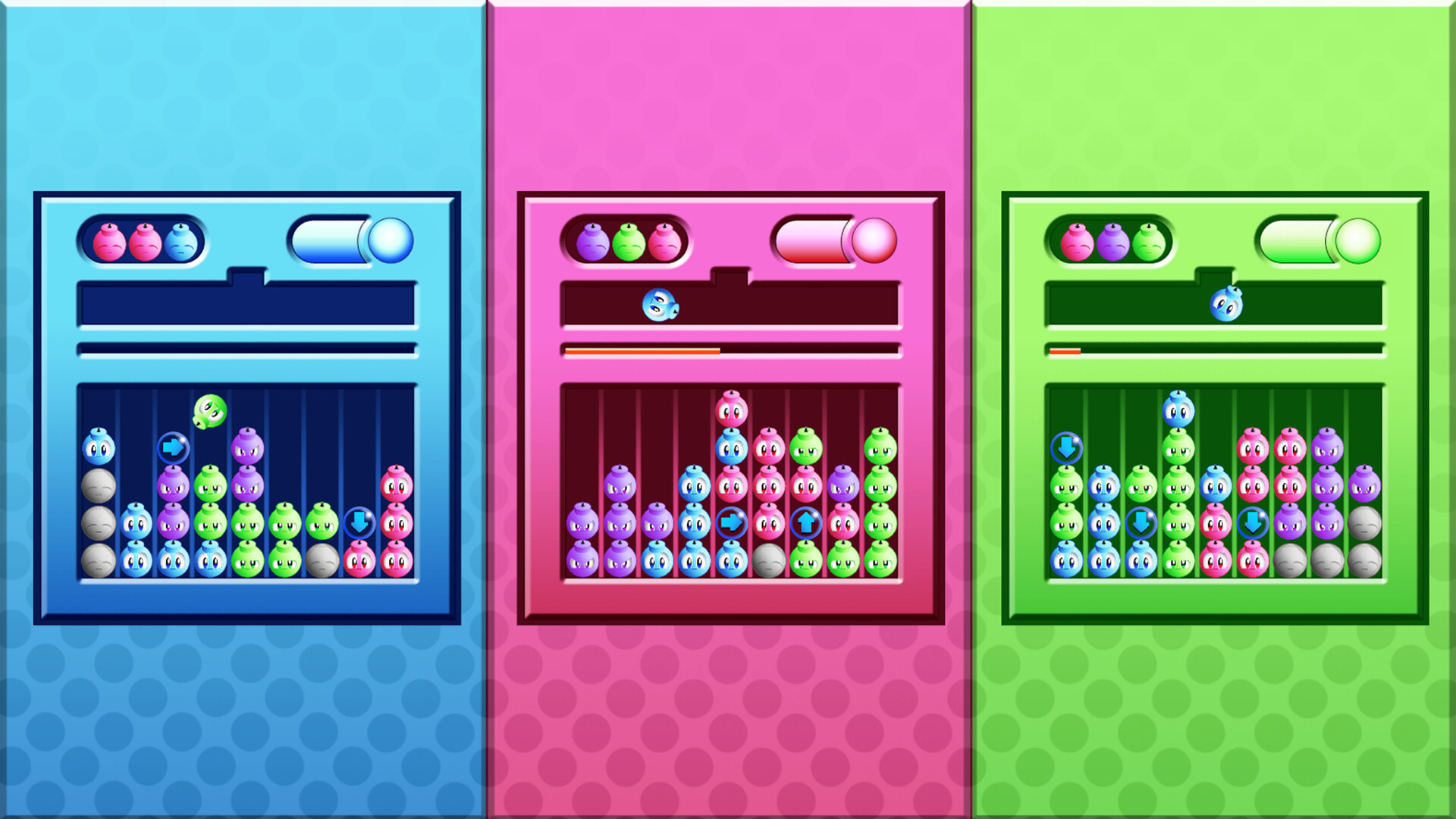 遊戲中的可愛動漫風格角色,增添了遊戲的趣味性。