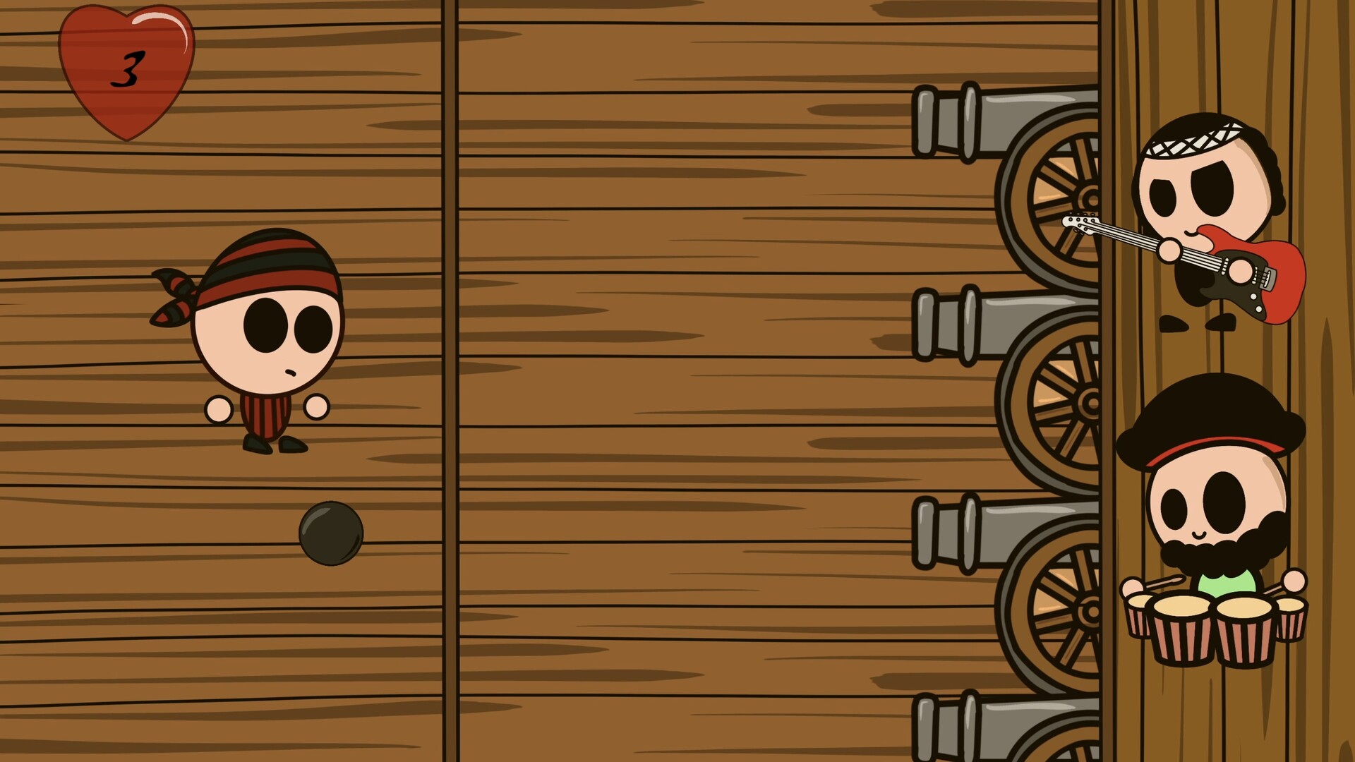 主角面對巨大的幽靈敵人