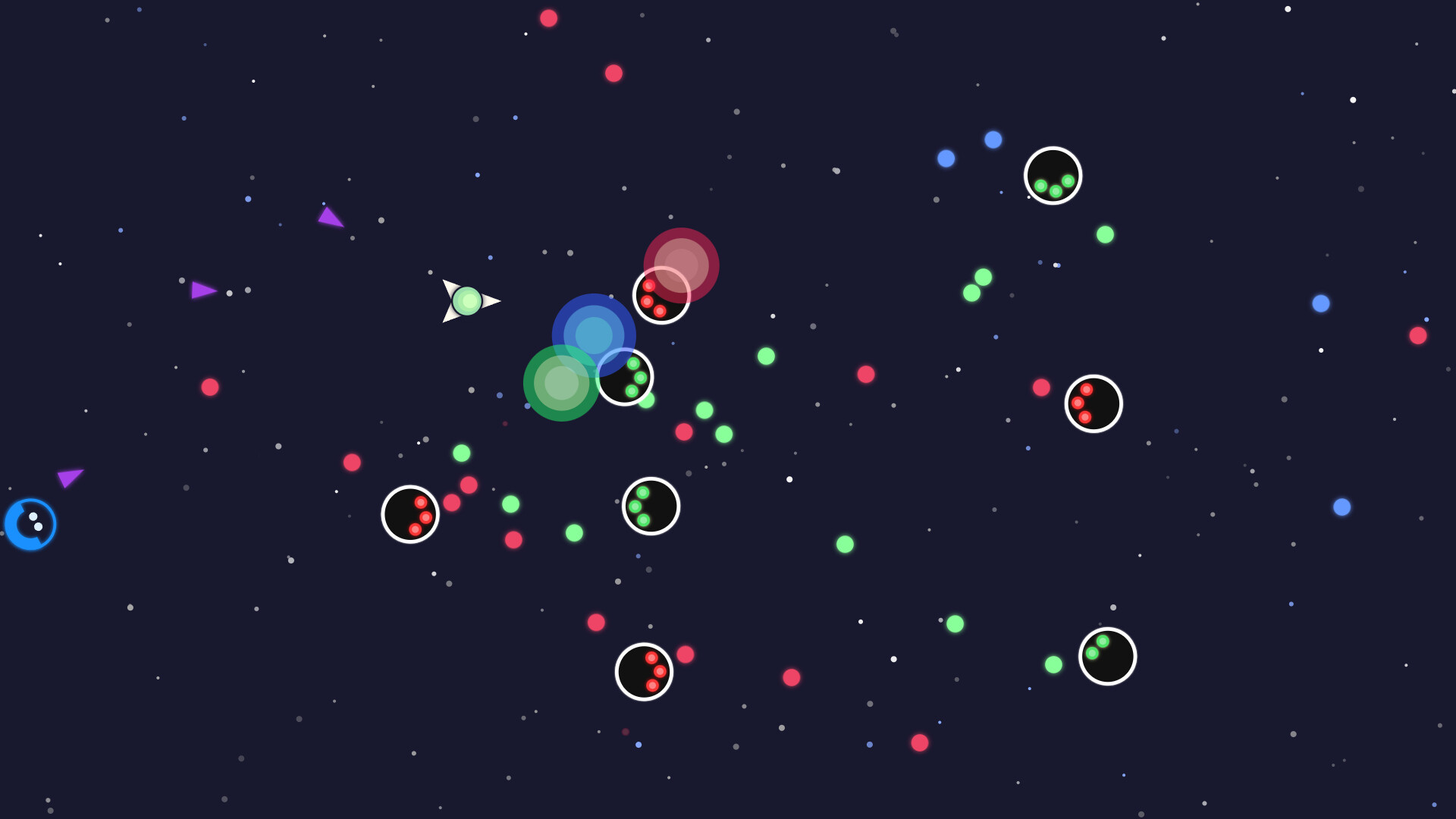 遊戲中的彈幕場景