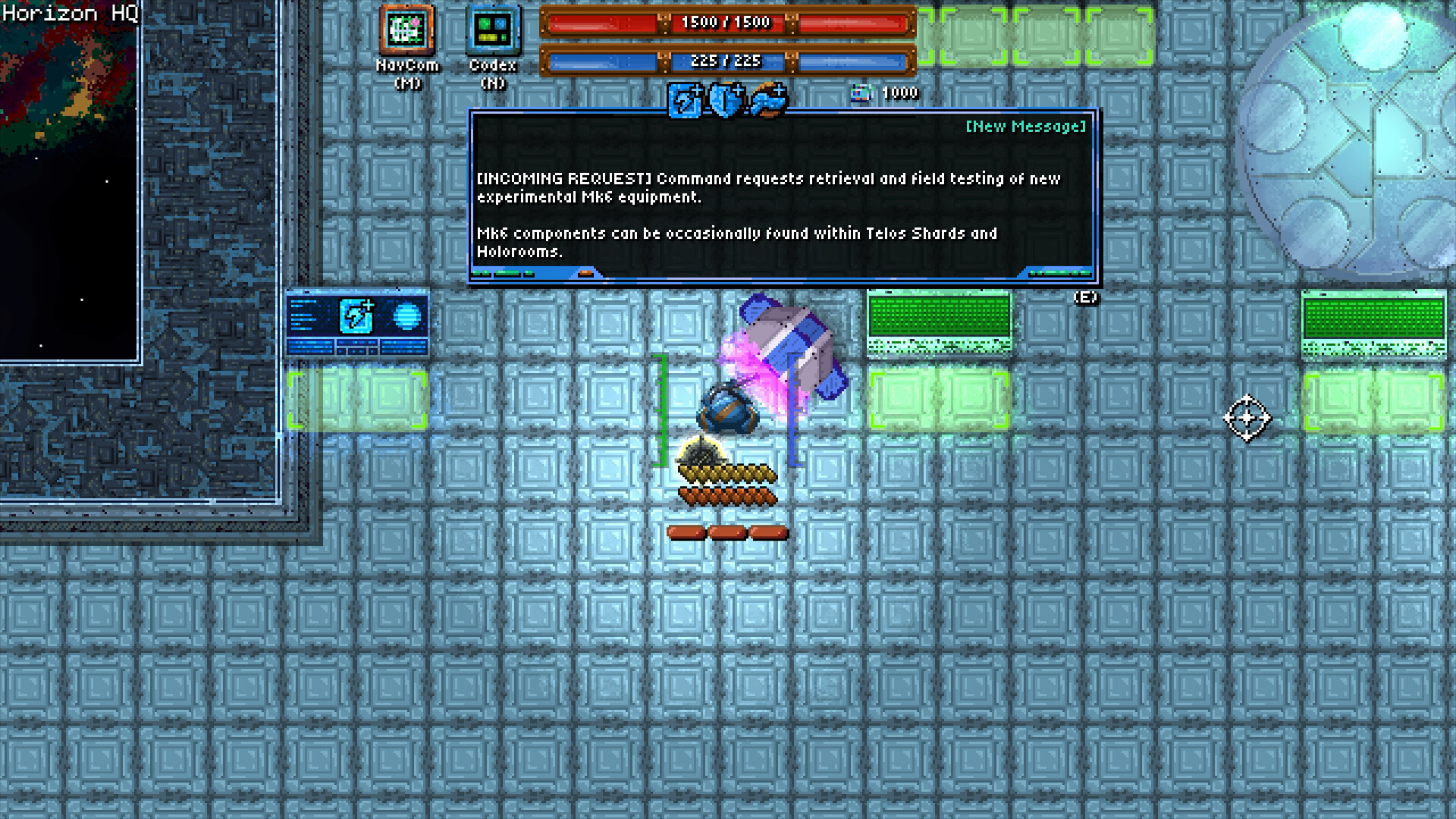 遊戲中的一個神秘場景