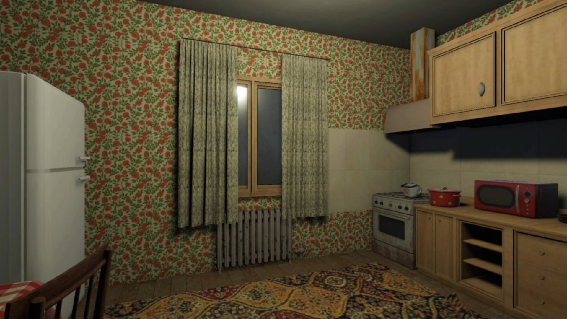 工廠的生產線,在夜晚顯得格外詭異。