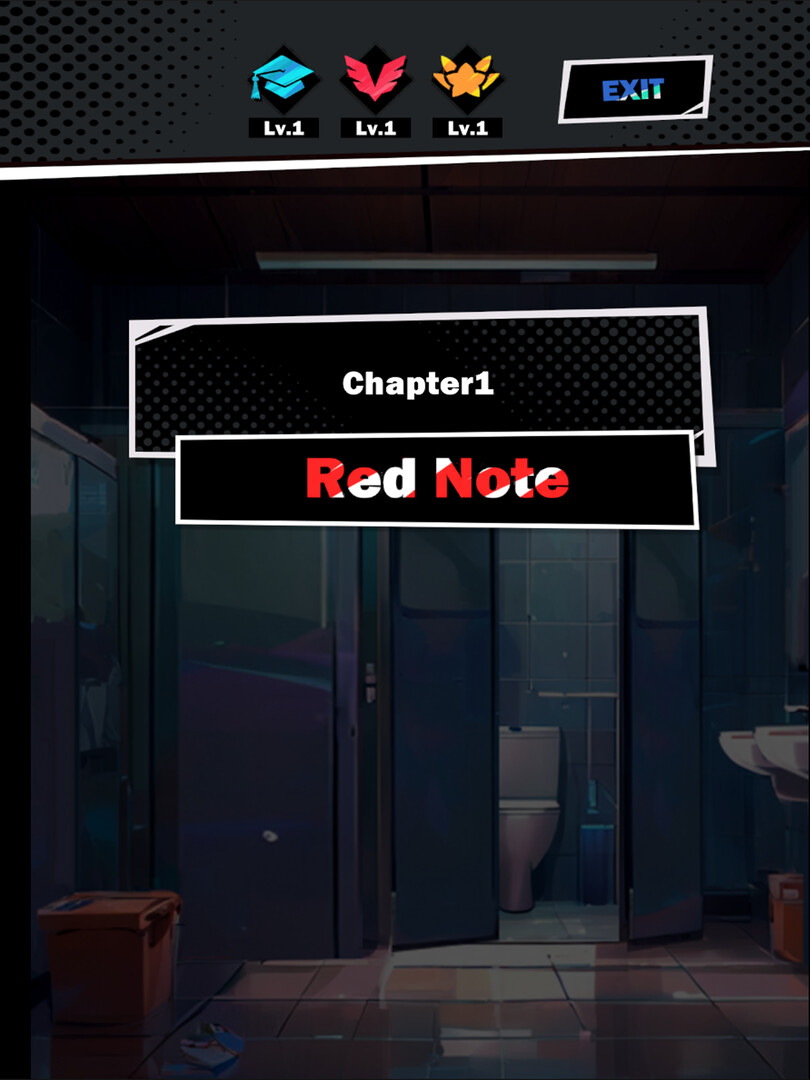 遊戲中的對話選擇畫面，呈現了獨特的藝術風格。