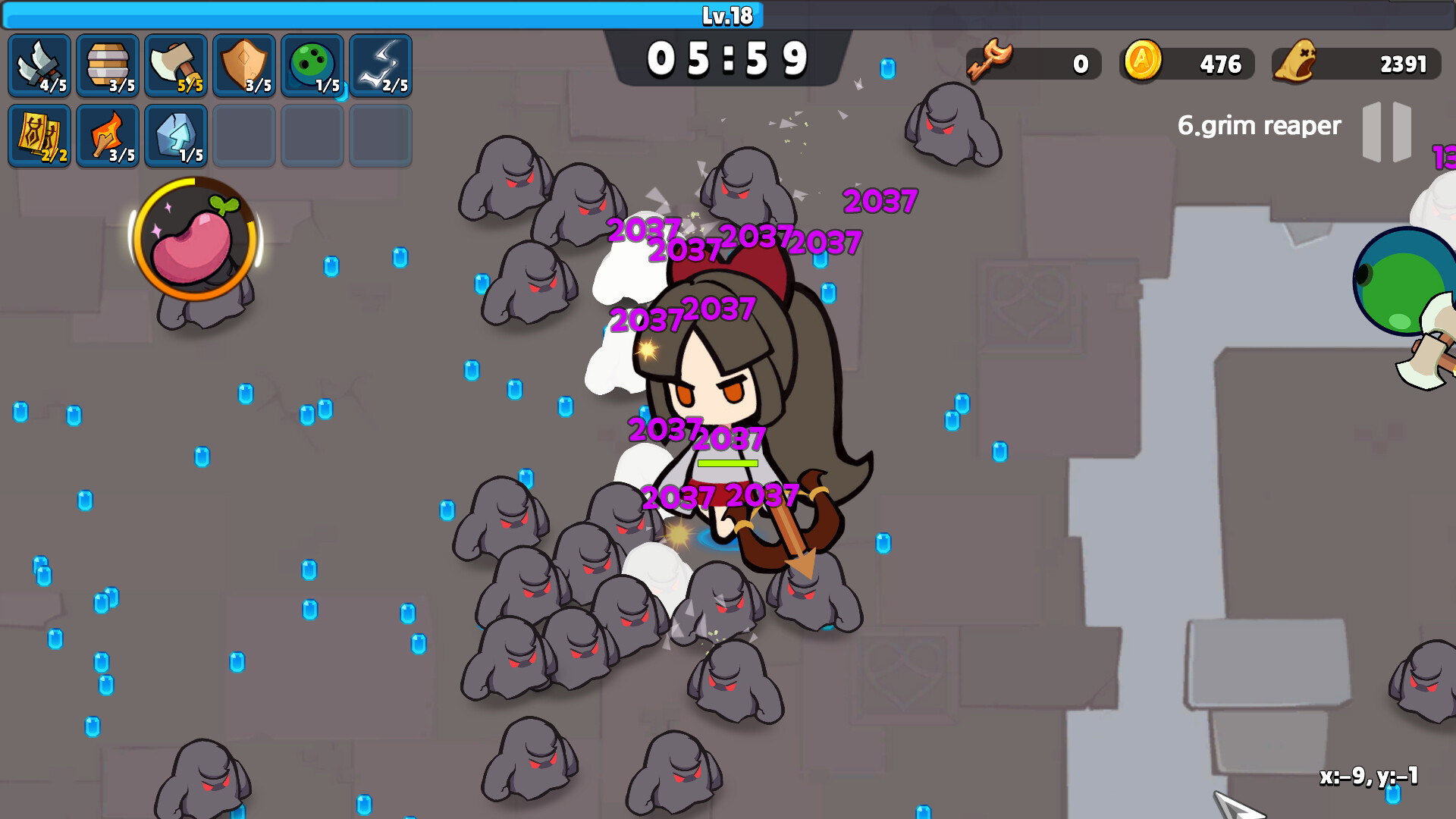 面對巨大的頭目級敵人