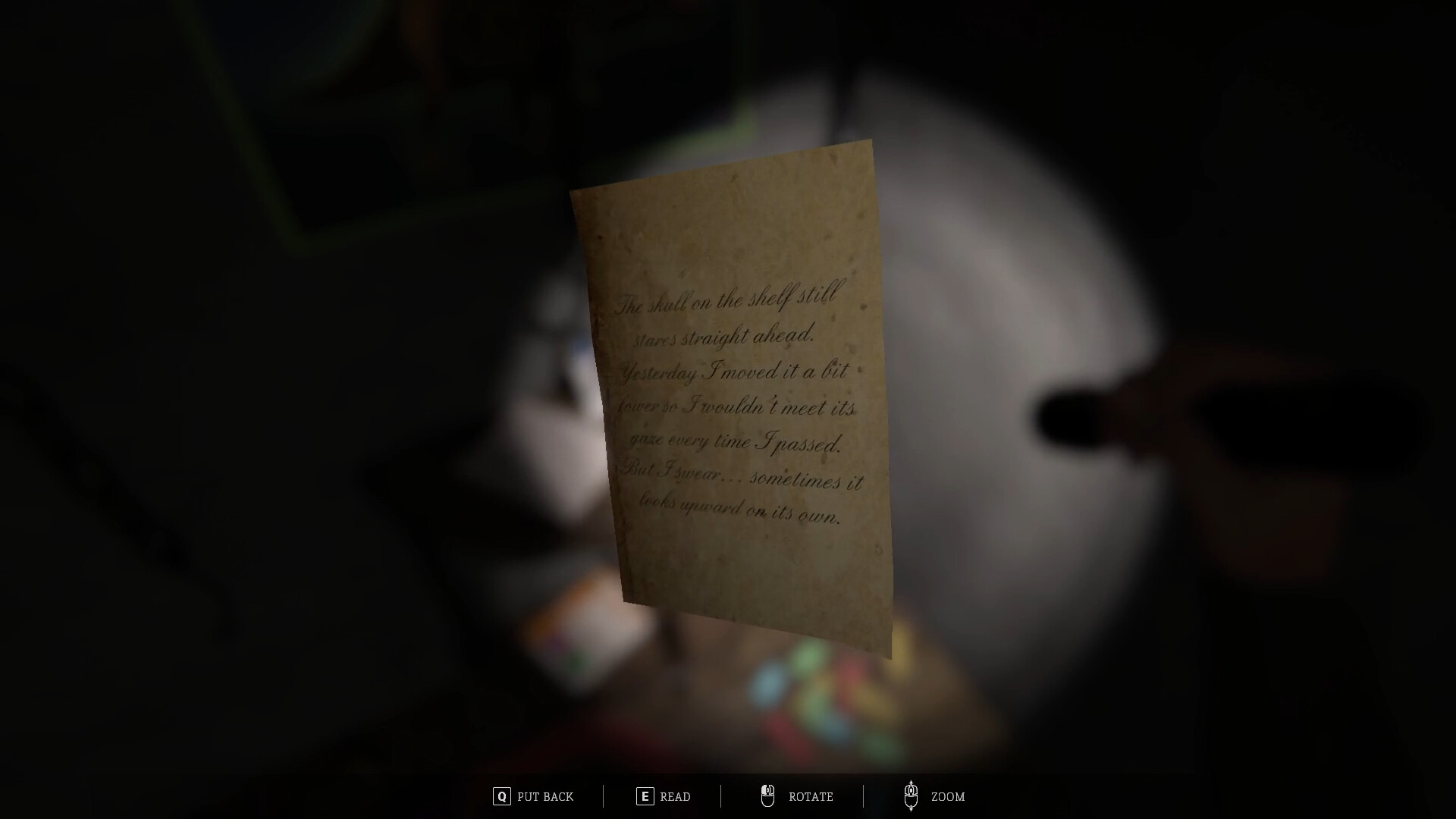 遊戲中一個充滿血腥與人體部位的恐怖場景。