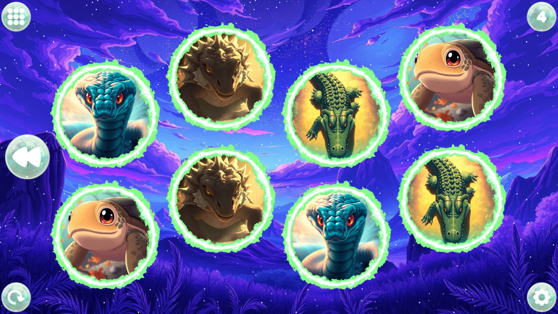 遊戲中配對成功的畫面展示