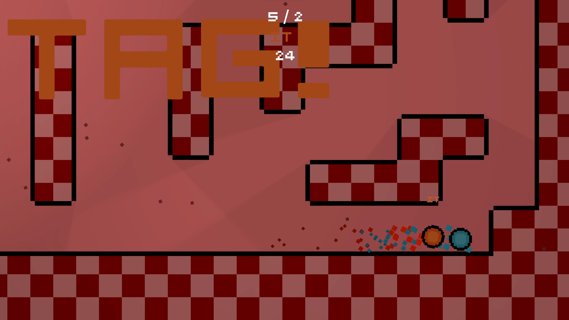 遊戲截圖展示了類似倉庫或工廠的地圖場景。