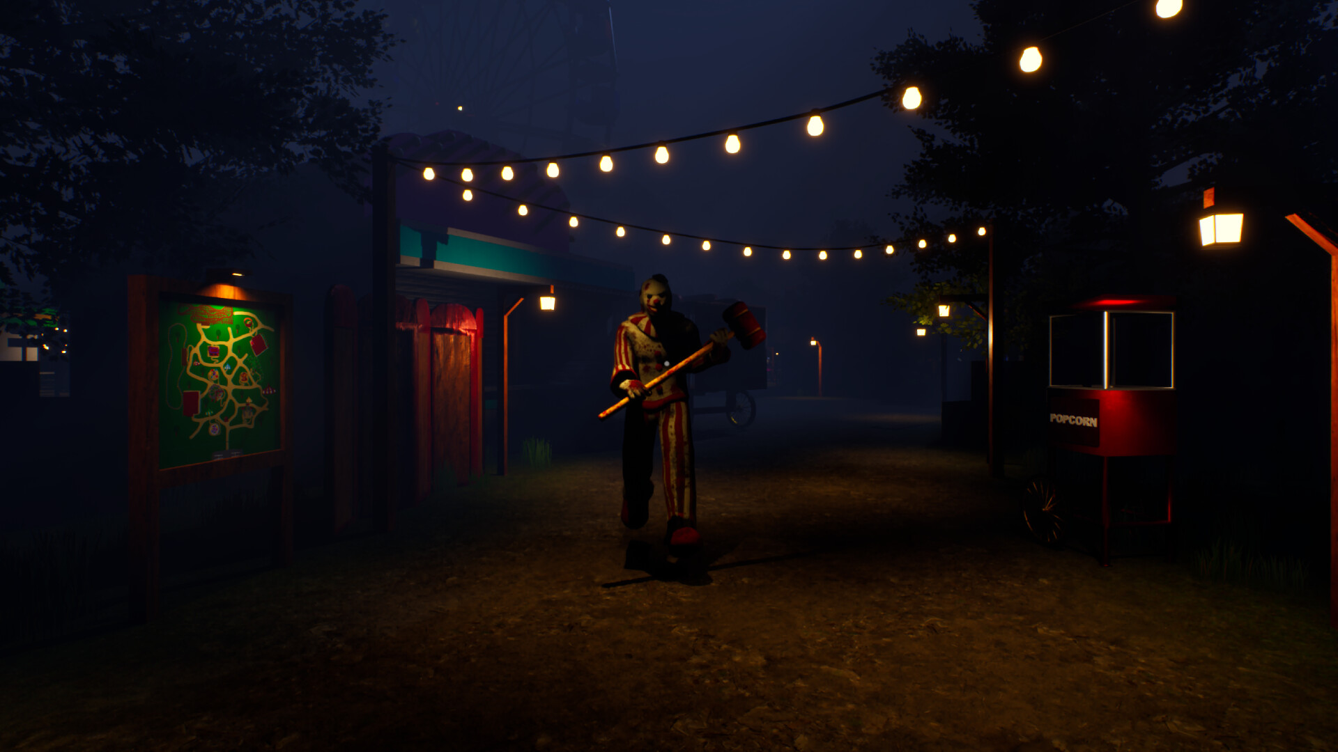 玩家在一個昏暗的房間內探索