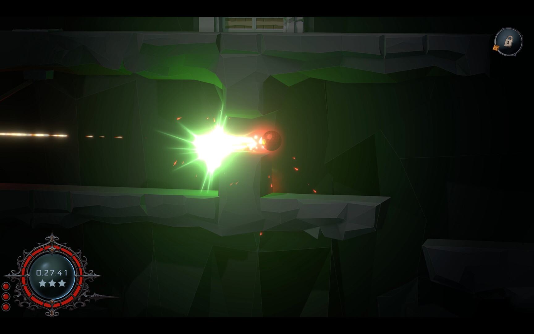 玩家需要射擊綠色小惡魔等敵人。