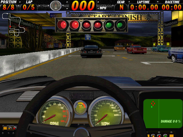 遊戲中的迴圈賽道