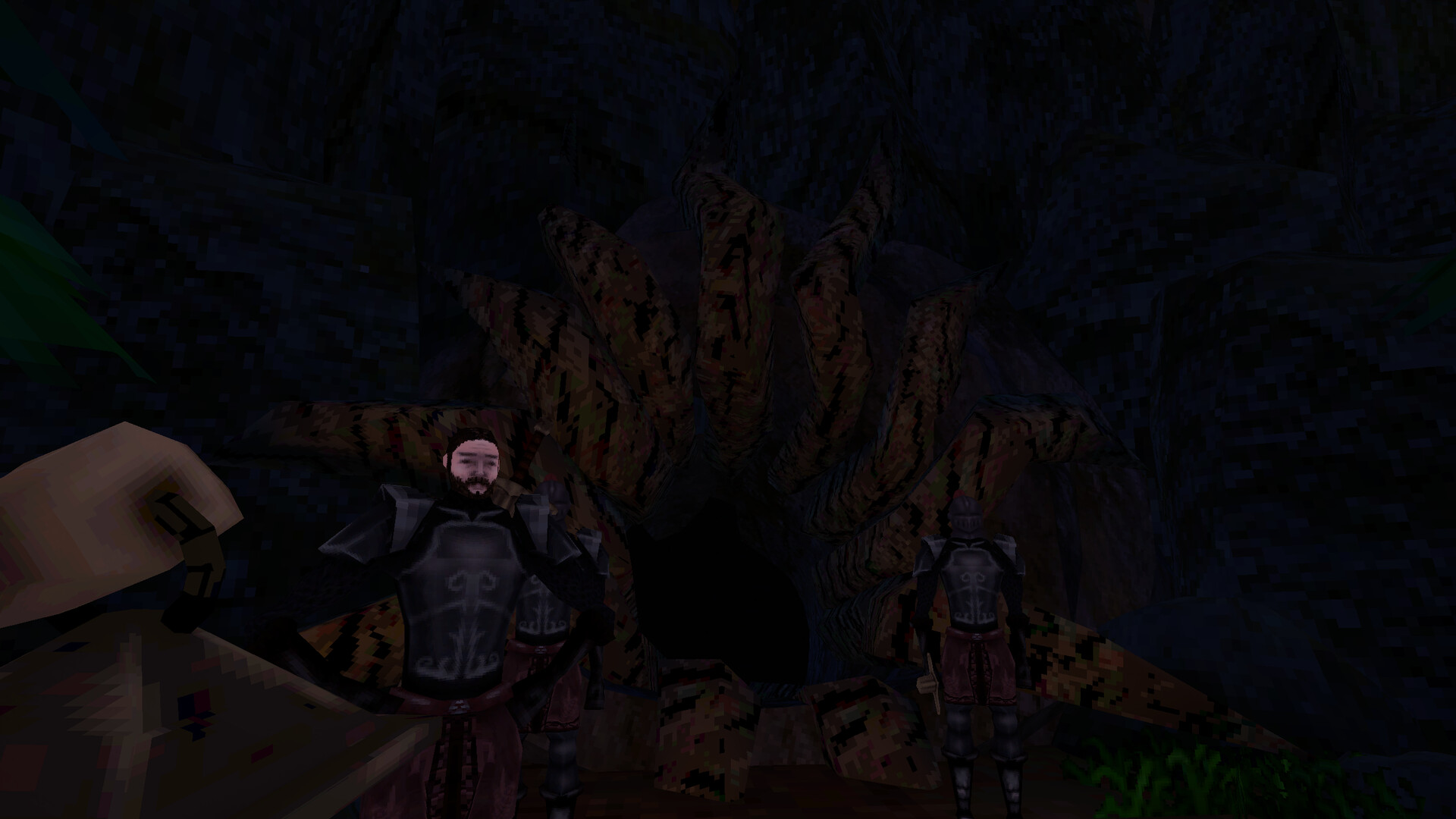 遊戲採用了風格化的復古視覺效果，營造出獨特的恐怖氛圍。