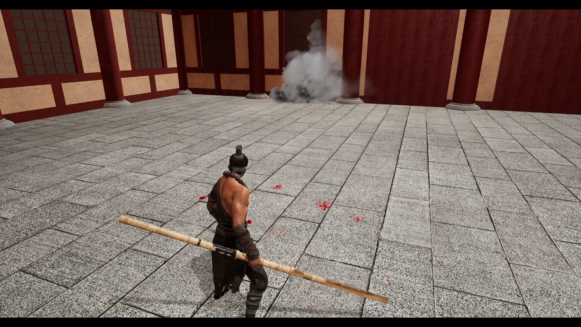 主角手持長劍，準備與敵人展開激烈對決