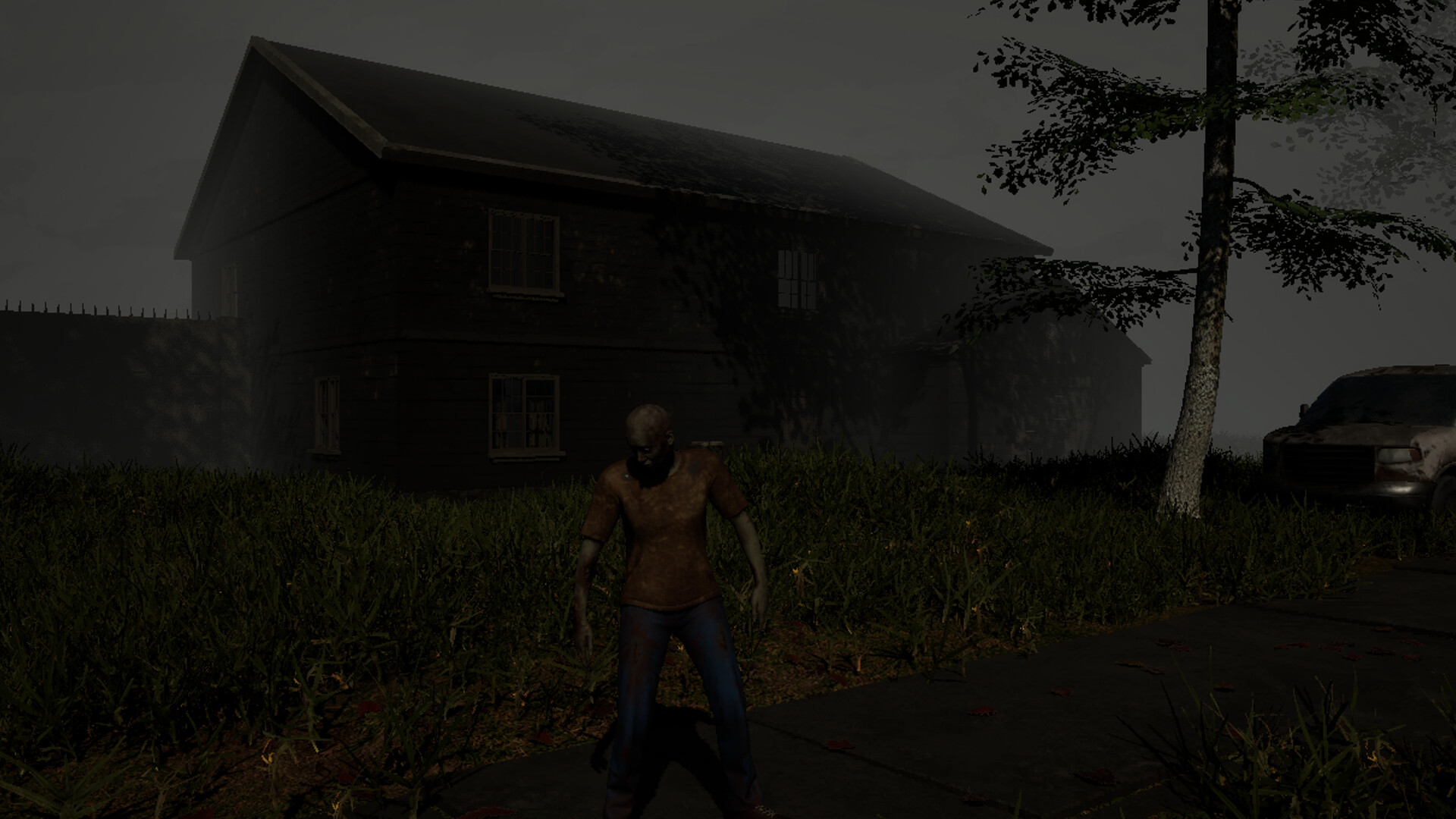 一個看起來像是避難所或臨時據點的場景，為絕望的旅程提供了一絲喘息的空間。